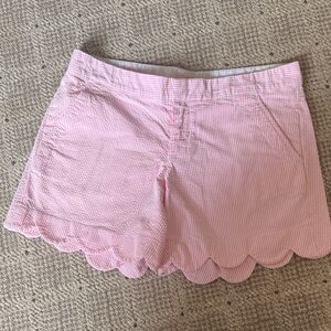 Lilly Pulitzer Pink Scalloped Hem Shorts